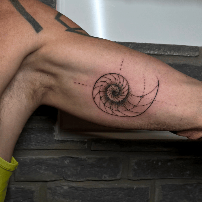 Tatto auf dem arm inked by lelli muster arm links