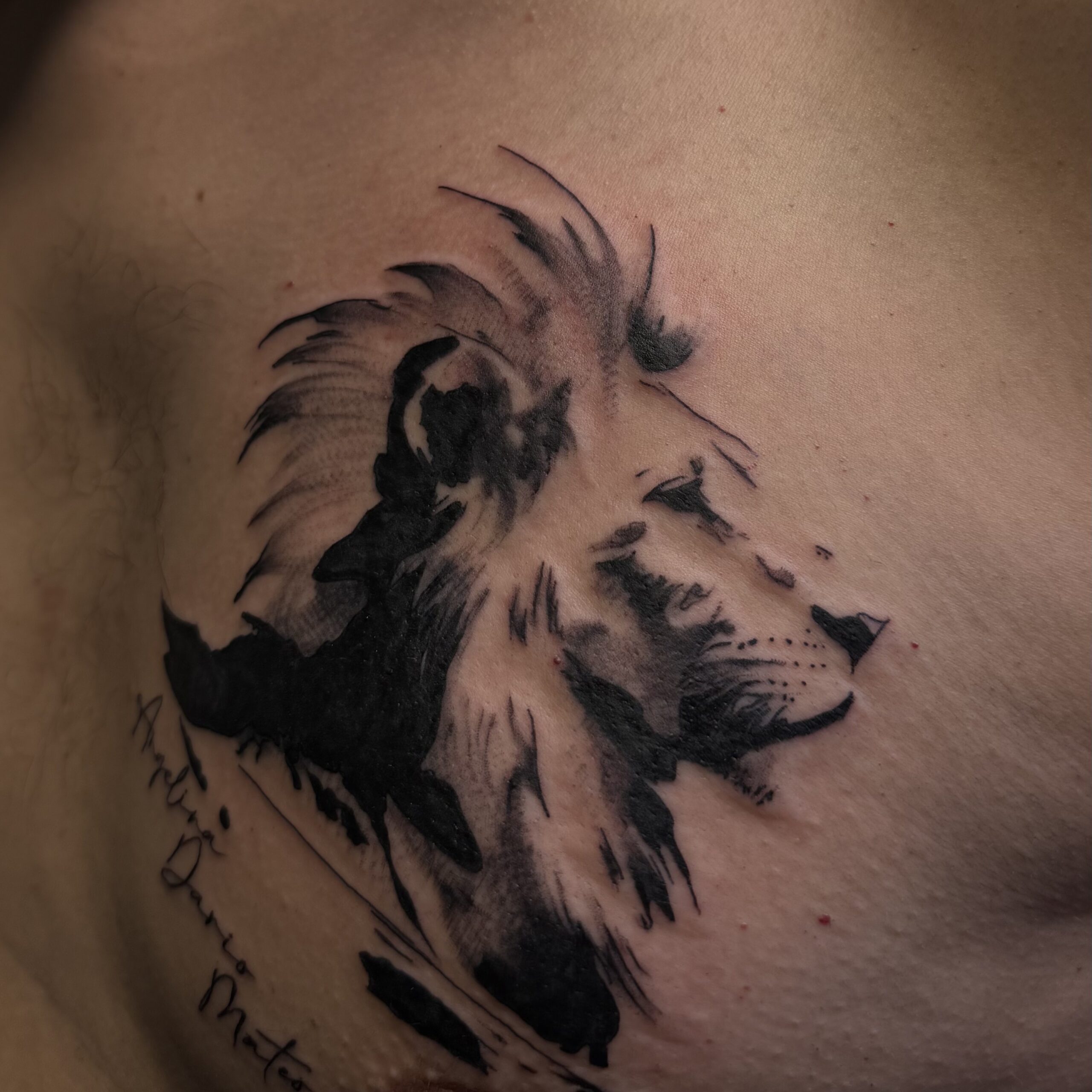 Tatto auf dem arm inked by lelli muster blumen